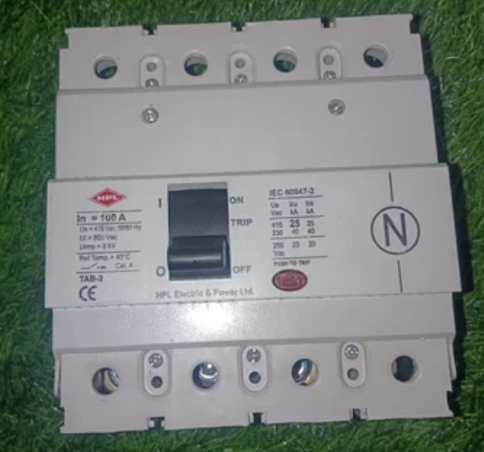 HPL MCCB 100 A FP 25 KA TABBASIX2100C4P